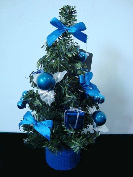 Синие украшение новогодней елки